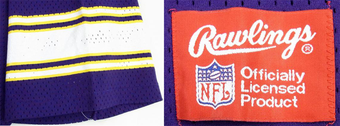 NFL ObY 80'S-90'S DeadStock Vintage Rawlings Jersey #34 Herschel Walker ( n[VFEEH[J[ ) / ~l\^ oCLOX ( Minnesota Vikings ) ʔ 