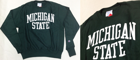 ~VKXeCg Xp^Y ObY `sI o[XEB[u g[i[ Michigan State Spartans Champion Reverse Weave Sweatshirt