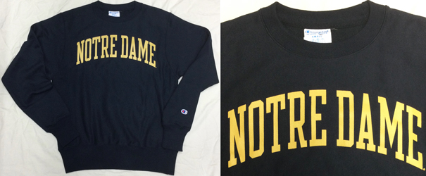 m[g_ t@CeBO ACbV ObY `sI o[XEB[u g[i[ Notre Dame Fighting Irish Champion Reverse Weave Sweatshirt