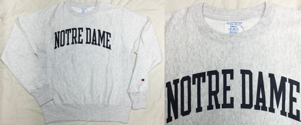 m[g_ t@CeBO ACbV ObY `sI o[XEB[u g[i[ Notre Dame Fighting Irish Champion Reverse Weave Sweatshirt