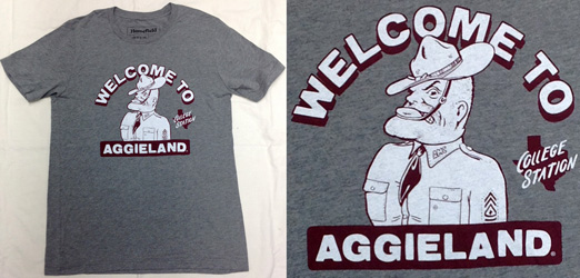 テキサスA&M アギーズ グッズ Ｔシャツ 上野