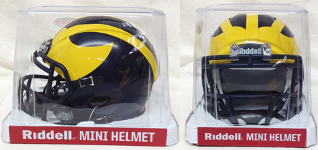 ~VK E@Y ObY wbg Michigan Wolverines Helmet