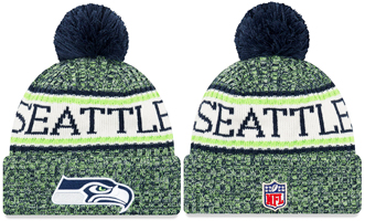 NFL NFL SEATTLE SEAHAWKS シアトルシーホークス 総柄 ウールニットセーター USA製 メンズL /eaa355415